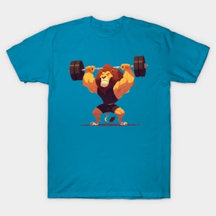 lion at gym T-Shirt